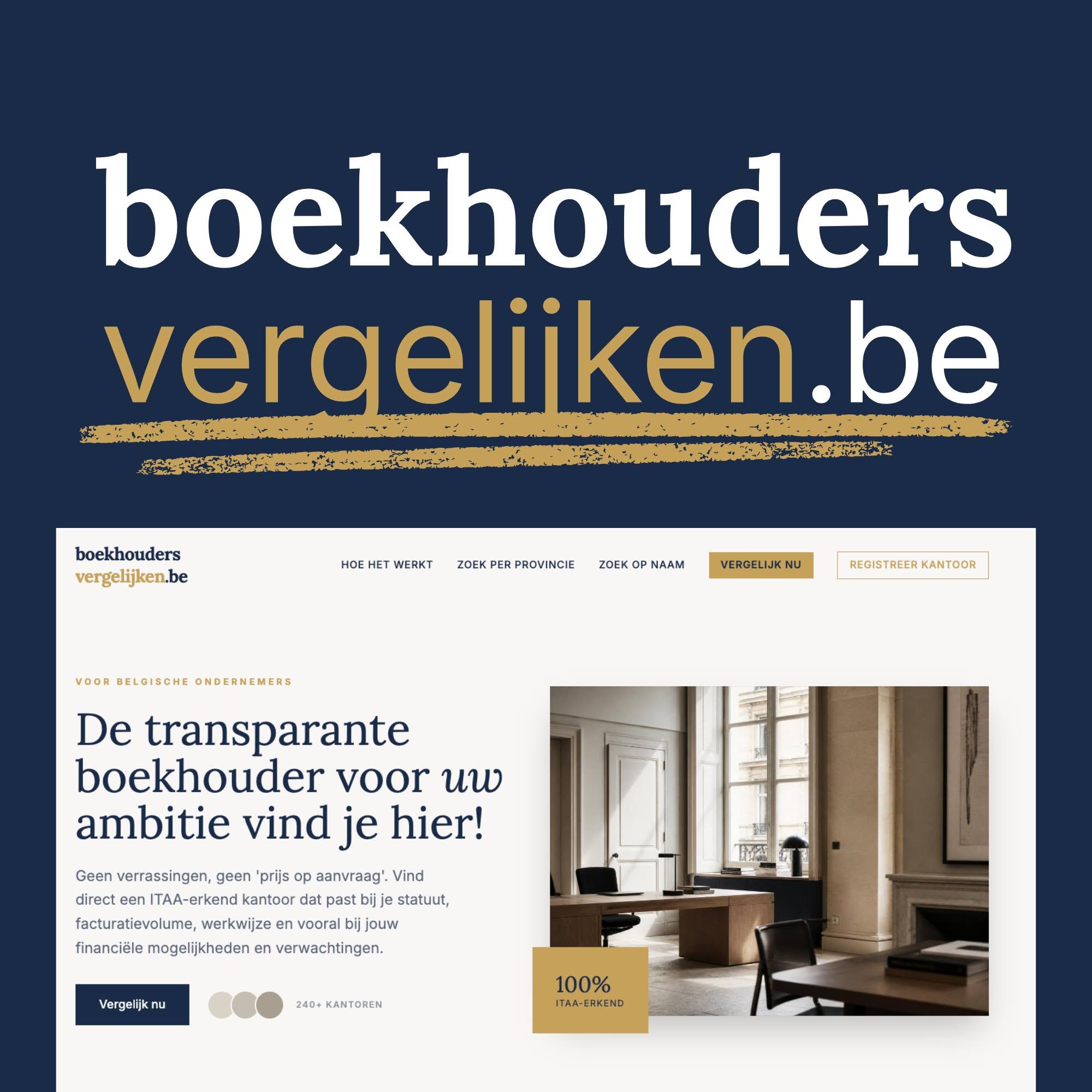 One Man Agency ontwikkelt platform om boekhouders te vergelijken