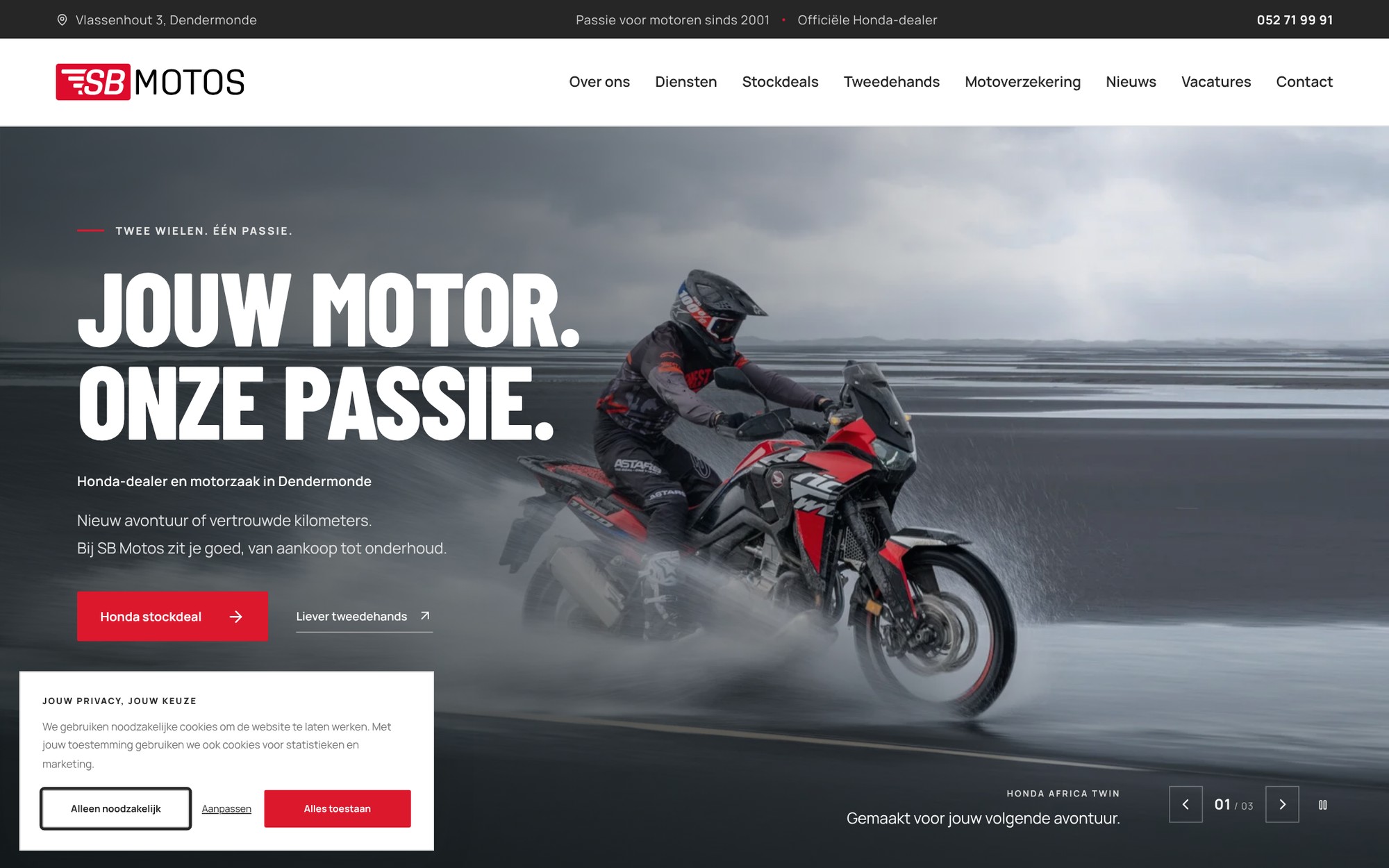 Nieuwe website voor SB Motos
